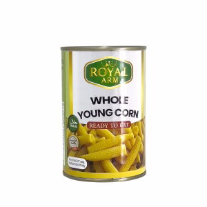 Royal Arm Whole Young Corn 400g